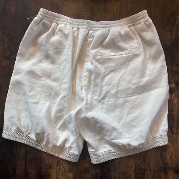 Hannes Roether Old School Silk/ Linen Shorts in Risotto Size XS / NWT - Picture 2 of 9